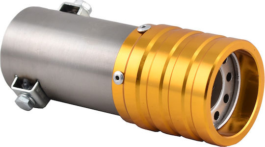 Carman Exhaust Muffler Universal Round Silver