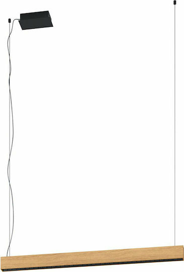 Eglo Termini 1 Commercial Linear LED Ceiling Light Warm White IP20 Dimmable 106.5cm