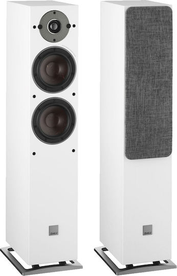 Dali Oberon 5 Ζεύγος Ηχείων Hi-Fi Δαπέδου 220W 2 Δρόμων Π16.2xΒ28.3xΥ83εκ. Λευκό
