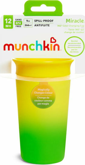 Munchkin Toddler Cup Miracle Color Changing Plastic Green 266ml For 12m+