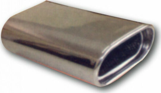 Americat Exhaust Muffler Universal Flat Angled 114x140x150mm