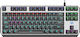 Aula F-2067 Gaming Μηχανικό Πληκτρολόγιο Tenkeyless με Custom Blue διακόπτες και RGB φωτισμό (Αγγλικό US) Ασημί