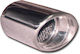 Americat Auspufftopf Universal Oval geneigt 90x105x300mm