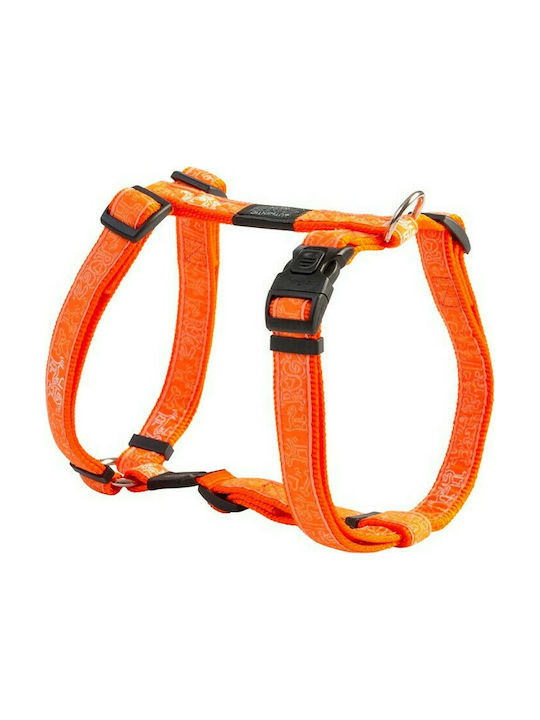 Rogz Dog Harness Fancy Large 45-75εκ. Orange Large