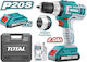 Total Percussive Drill Driver Battery 20V 2x2Ah