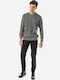 Trousers Chino Elastic in Slim Fit Gray