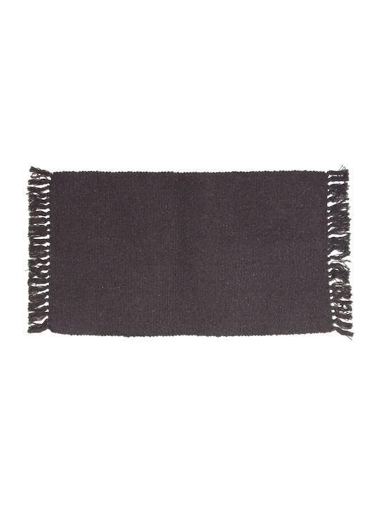 Viopros Bath Mat Cotton Riva Charcoal 50x80cm