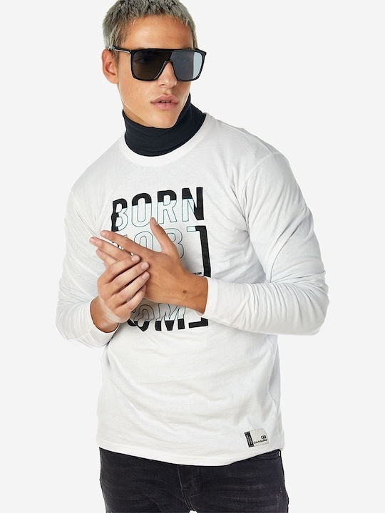 Camaro Men's Long Sleeve Blouse White