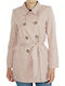 Only Women's Midi Gabardine with Buttons Adobe Rose