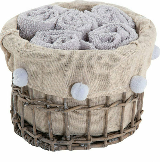 Nef-Nef Homeware Λαβέτα Please 5τμχ Βάρους 450gr/m²