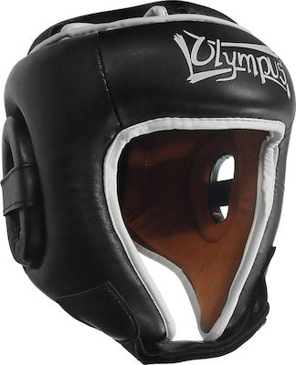 Olympus Sport Thai Pro Boxhelm Erwachsene Offenes Gesicht Schwarz