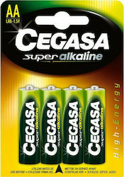 Cegasa Cegasa Super Alkaline AA 1.5V 4бр 08050206 Cegasa Cegasa Super Alkaline AA 1.5V 4бр 08050206