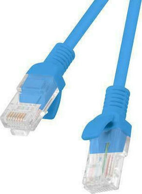 Lanberg U/UTP Cat.5e Cable 0.5m Μπλε