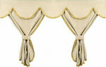 Lampa Set of Dalika Curtains Privilege High Side Beige 8pcs