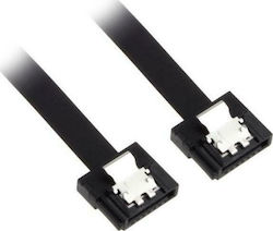 Akasa 7-пинов SATA III - 7-пинов SATA III Кабел 0.50см Черен (AK-CBSA05-50BK)