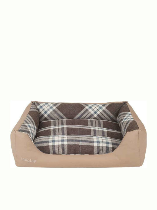 Amiplay ZipClean Kent Sofa Dog Bed Beige 68x56cm.