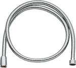 Grohe Metallic Shower Hose Silver Relexaflex Metal Longlife 1500 150cm (1/2")