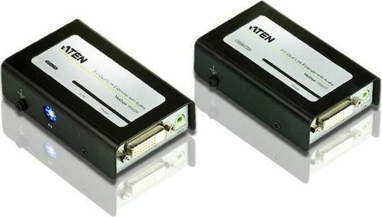 Aten Extender DVI Με Καλωδιο UTP 60m with Audio Dual Link VE602