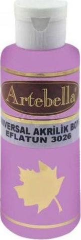 Artebella Acrylic Acrylic Paint Set in Purple color No 3026 Light Purple 130ml 1pcs