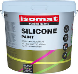 Isomat Silicone Paint Plastic Paint for Exterior Use White 3lt