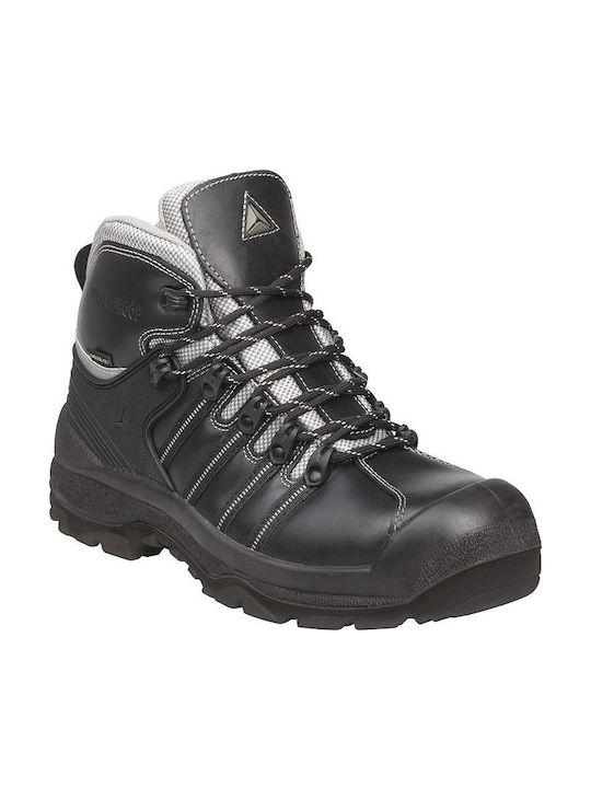 Delta Plus Nomade Waterproof Boots Safety Black S3 with Certification HI, SRC,WR