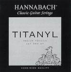 Hannabach Set of Strings for Classic Guitar 950 Titanyl Medium Tension