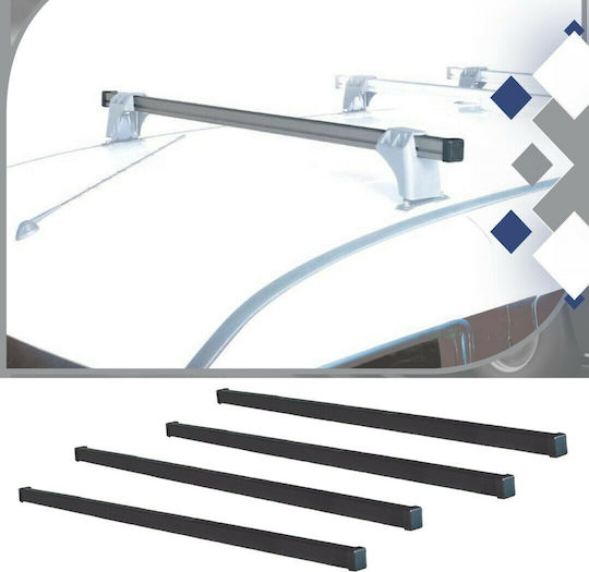 K39 Μπάρες Οροφής Μεταλλικές για Citroen Jumper 2006-2014 (Σετ χωρίς πόδια) Μαύρες
