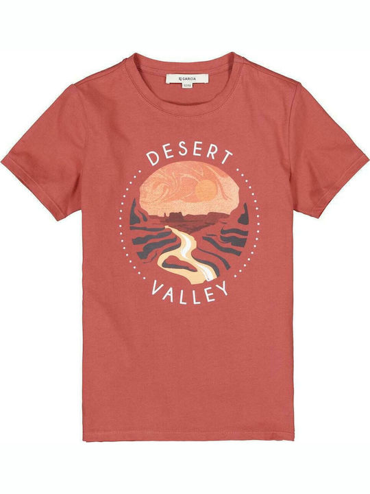 Παιδικό T-shirt Μπορντό Desert Valley