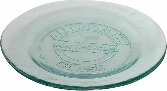 Nef-Nef Homeware Authentic Teller Wüste Glas Transparent mit Durchmesser 20cm