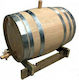 Tesias Wine Wooden Barrel with Tap 10lt 0710