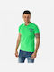 Camaro Men's Short Sleeve Blouse Polo Green