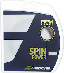 Babolat RPM Power Черна Тенис Връзка Кафяв 12м, Ф1.25мм