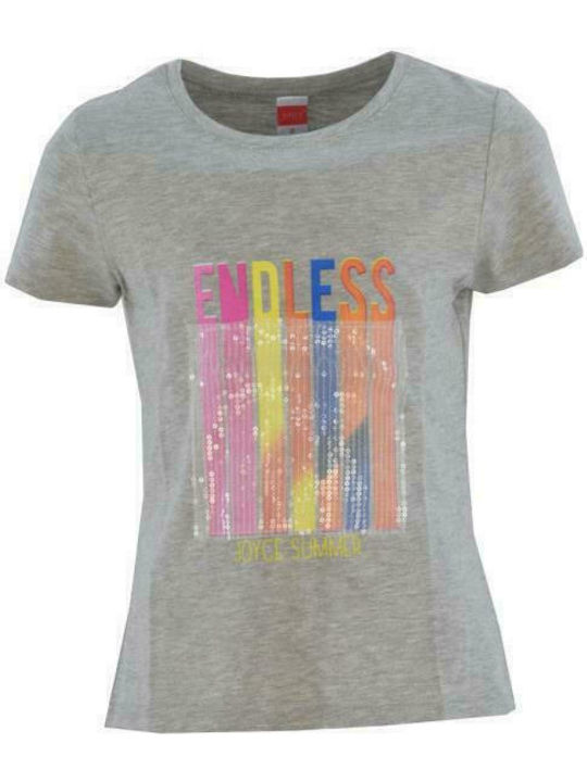 Joyce Παιδικό T-shirt Γκρι Endless