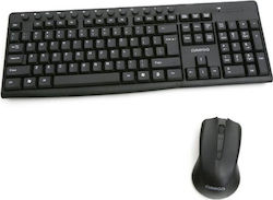 Omega OKM071B Fără fir Set tastatură și mouse UK