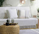 Nef-Nef Homeware Awesome Ριχτάρι Διθέσιου Καναπέ 180x250εκ. Grey 028181