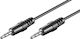 Goobay 3.5mm Jack Cable 3.5mm Male - 3.5mm Male Black 5m 51660
