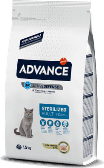 Affinity Advance Sterilized Adult Dry Food for Adult Sterilized Cats with Sensitive Urinary with Turkey 1.5kg