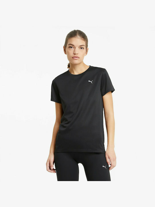 Puma Women's Athletic T-shirt Fast Drying Black