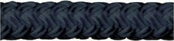 Eval Knitted 8mm Polyester Rope 1.2kg Μαύρο