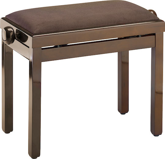 Stagg Σκαμπό Πιάνου Ρυθμιζόμενο Walnut Μ55xΠ32xΥ49-59cm