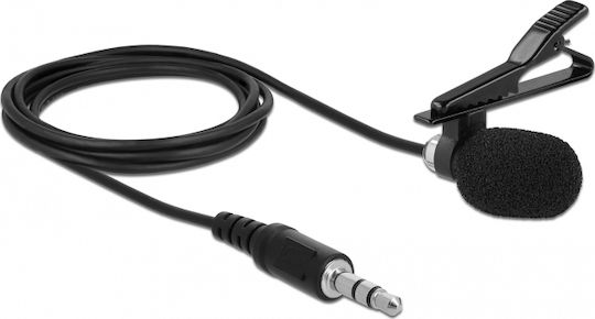DeLock 66279 Μικρόφωνο Πέτου, Clip On για Φωνητικά