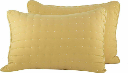 Nef-Nef Homeware Arabi Σετ Μαξιλαροθήκες Yellow 52x52εκ.