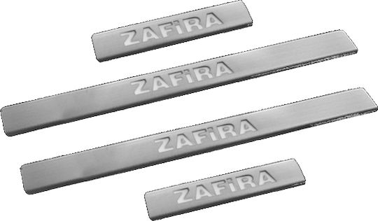S-dizayn Εσωτερικά Μαρσπιέ Πόρτας για Opel Zafira Β 2005-2011 Χρώμιο 4τμχ ΜΣ./SD