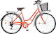 Orient City Nostalgie 28" 2019 Lady Orange City Bicycle with 6 Speeds