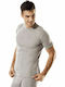 Namaldi Men's Short Sleeve Undershirt Gray