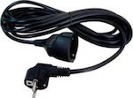 Extension Cable Cord 3x1.5mm²/5m Black