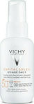 Vichy Capital Soleil UV-Age Daily Αδιάβροχη Αντηλιακή Κρέμα Προσώπου SPF50 40ml