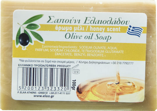 Elaa Honig Duft Seifenriegel mit Olivenöl 100gr