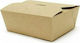 Set de 50 Cutii de carton Cutii Containere alimentare Kraft 18x14x6.5cm
