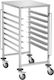 Bartscher Commercial Kitchen Food Cart for 7 Trays H101xW53.5xD68.5cm